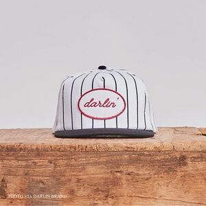 BRAND NEW, never worn, Darlin Pinstripe SnapBack for Sale!